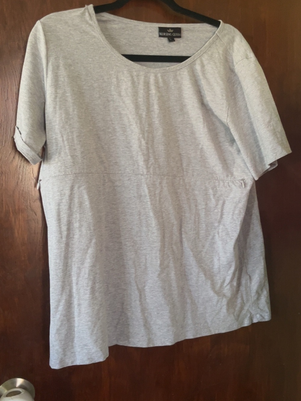 Heather Gray Short Sleeve Top